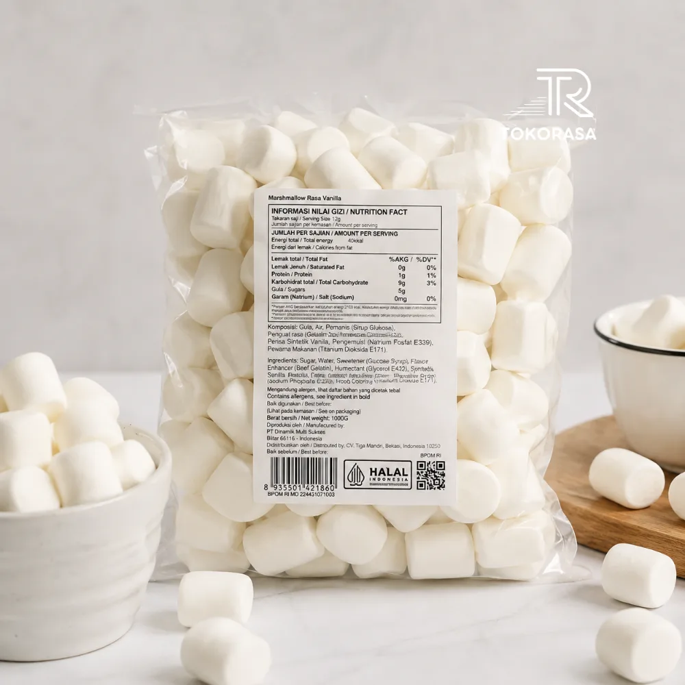 Marshmallow Corniche Mega Jumbo Vanilla