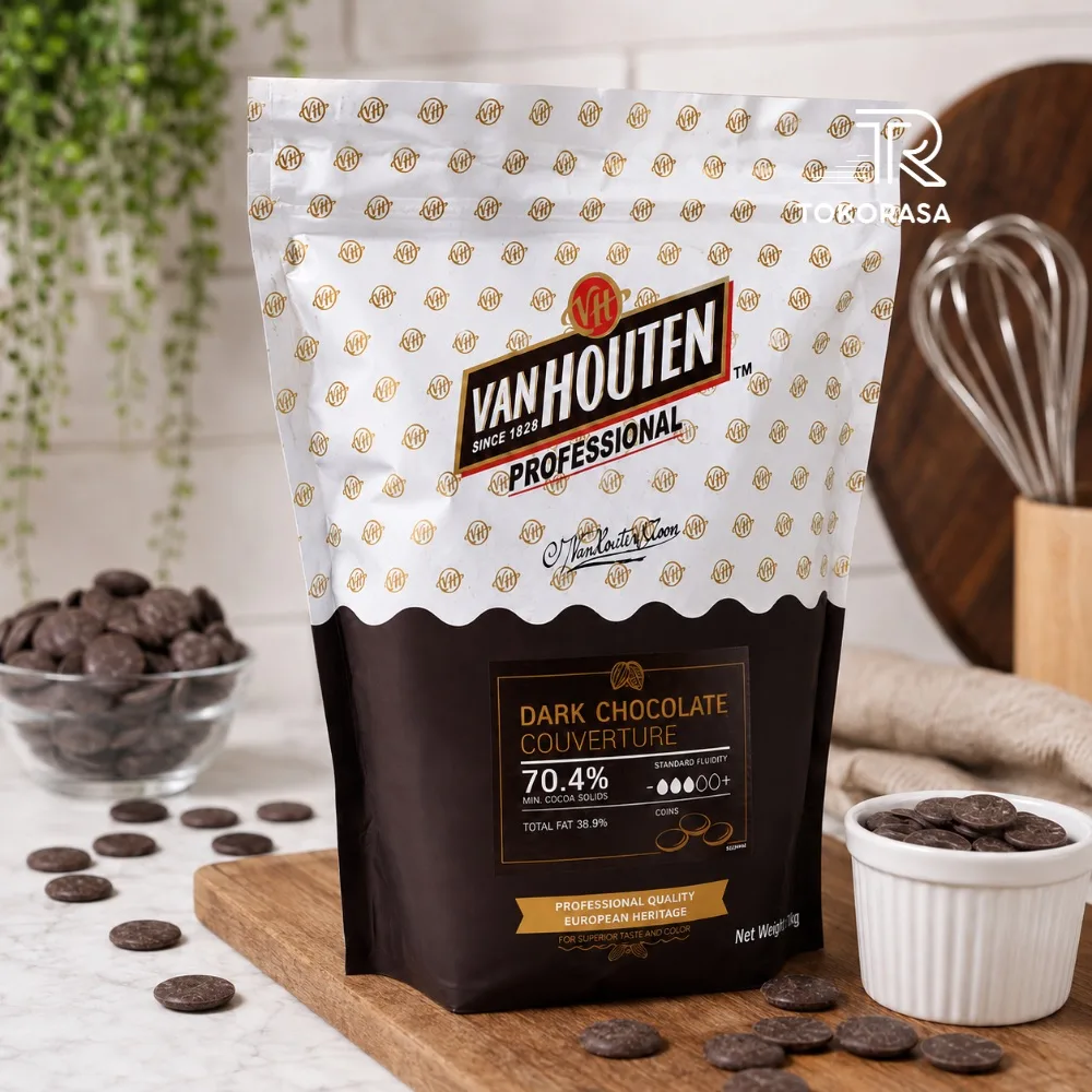 Van Houten 70% Dark Chocolate couverture
