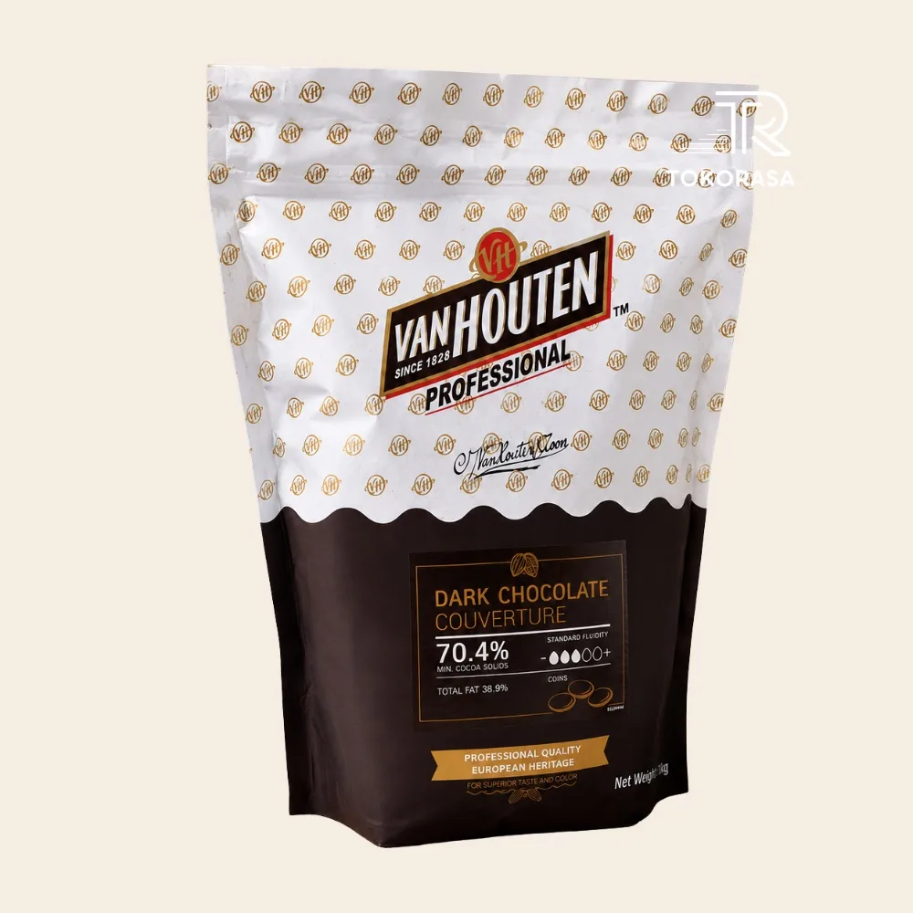 Van Houten 70% Dark Chocolate couverture