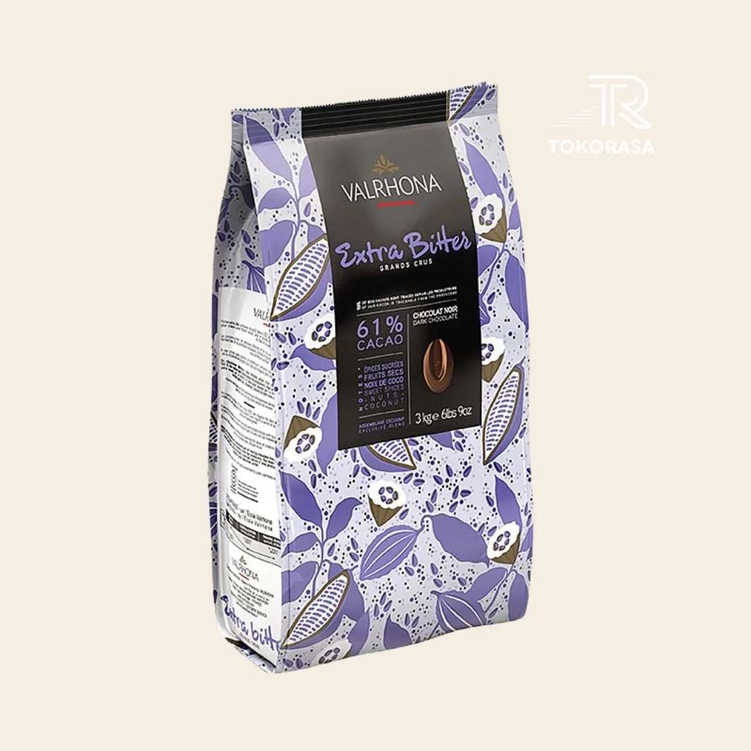 Valrhona 61% Dark Chocolate Extra bitter Grands Crus