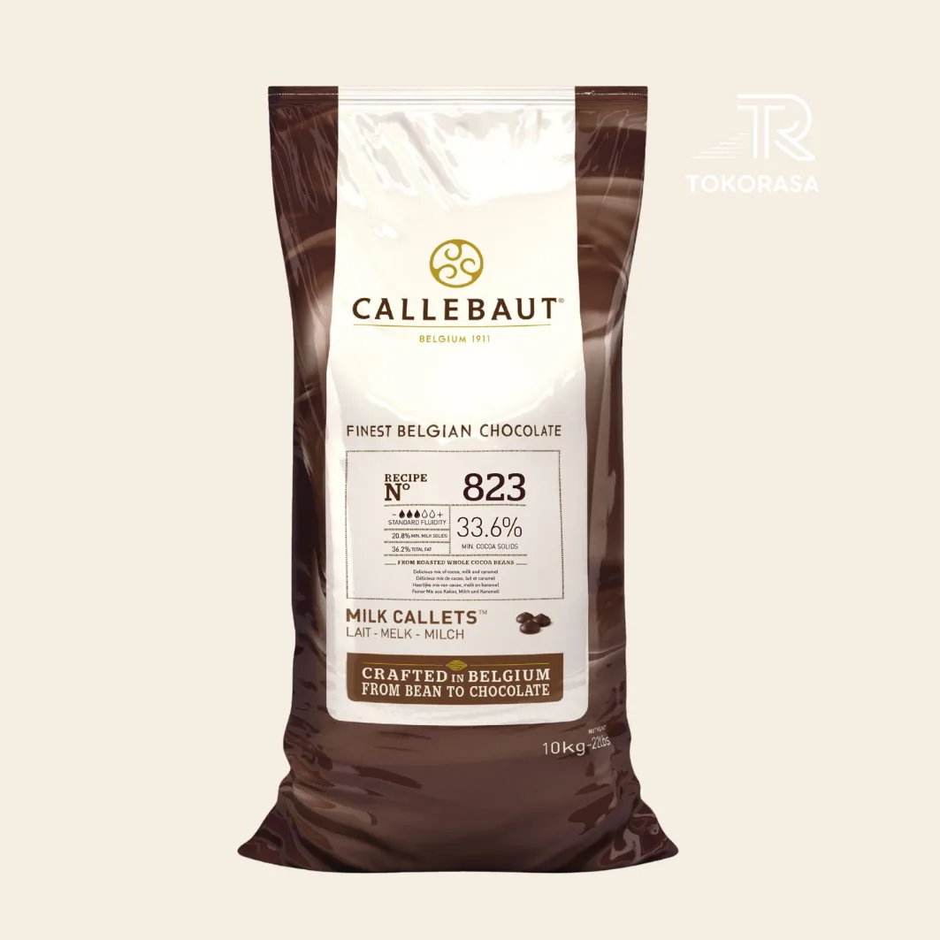 Callebaut 33,6% Milk Chocolate Couverture 823 (KEMASAN ASLI)