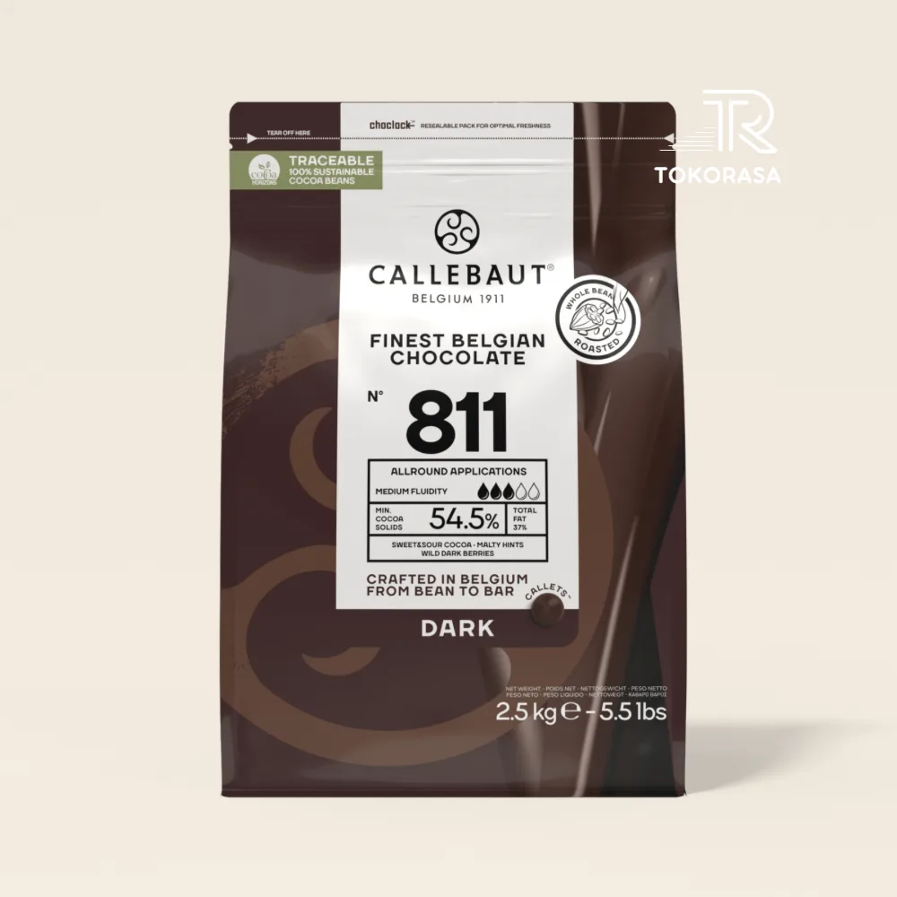 Callebaut 54% Dark Chocolate Couverture (KEMASAN ASLI)